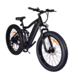 Sähköpyörä – musta sähköfatbike tehokkaalla moottorilla