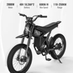 GT73 Electric Dirt Bike – 2000W sähköpyörä, 48V akku, 60km/h huippunopeus ja jopa 250 km toimintamatka.