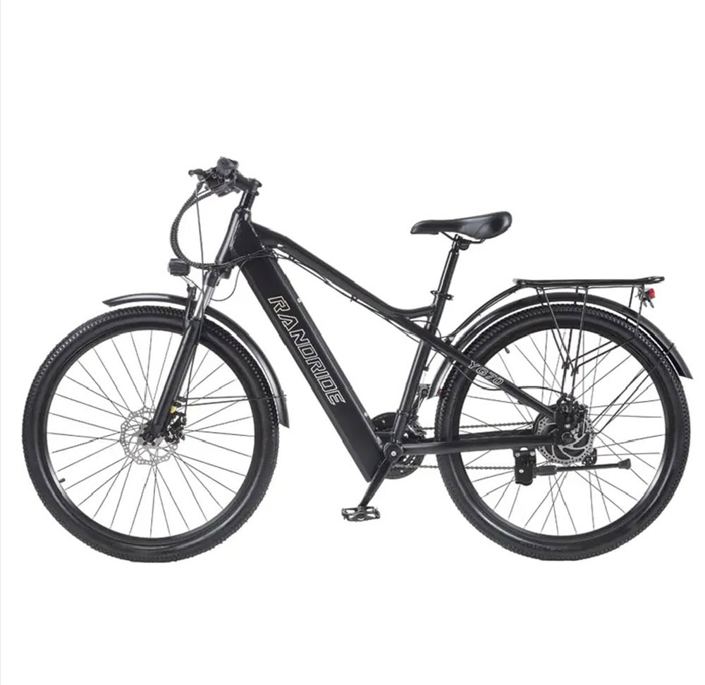 Randride YG90 sähköpyörä – tehokas 1000W moottori, pitkä kantama ja mukava ajokokemus kaupunkiin ja maastoon.