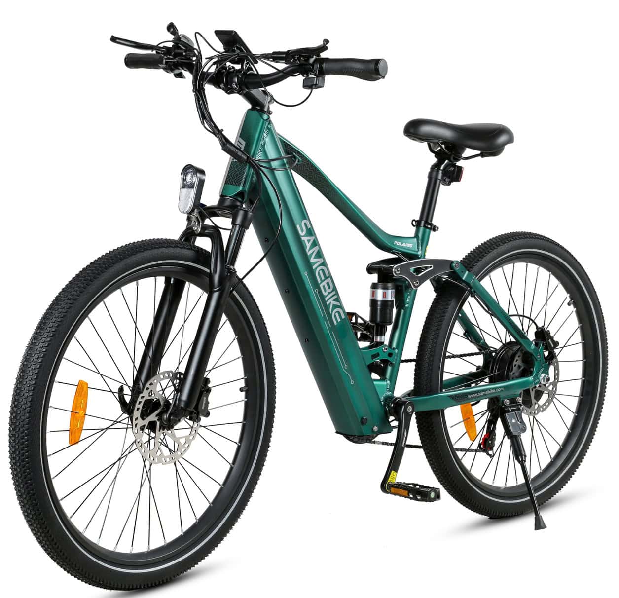 Samebike XD26 sähköpyörä miehille – tehokas sähköavusteinen pyörä 27,5" renkailla, levyjarruilla ja jousituksella