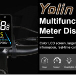 Samebike XD26 sähköpyörän Yolin LED-näyttö – väri-LCD-näyttö nopeudelle, ajotilalle, akulle ja muille ajotiedoille