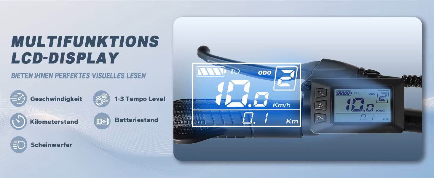 VARUN S700 -sähköpyörän-led-näyttö