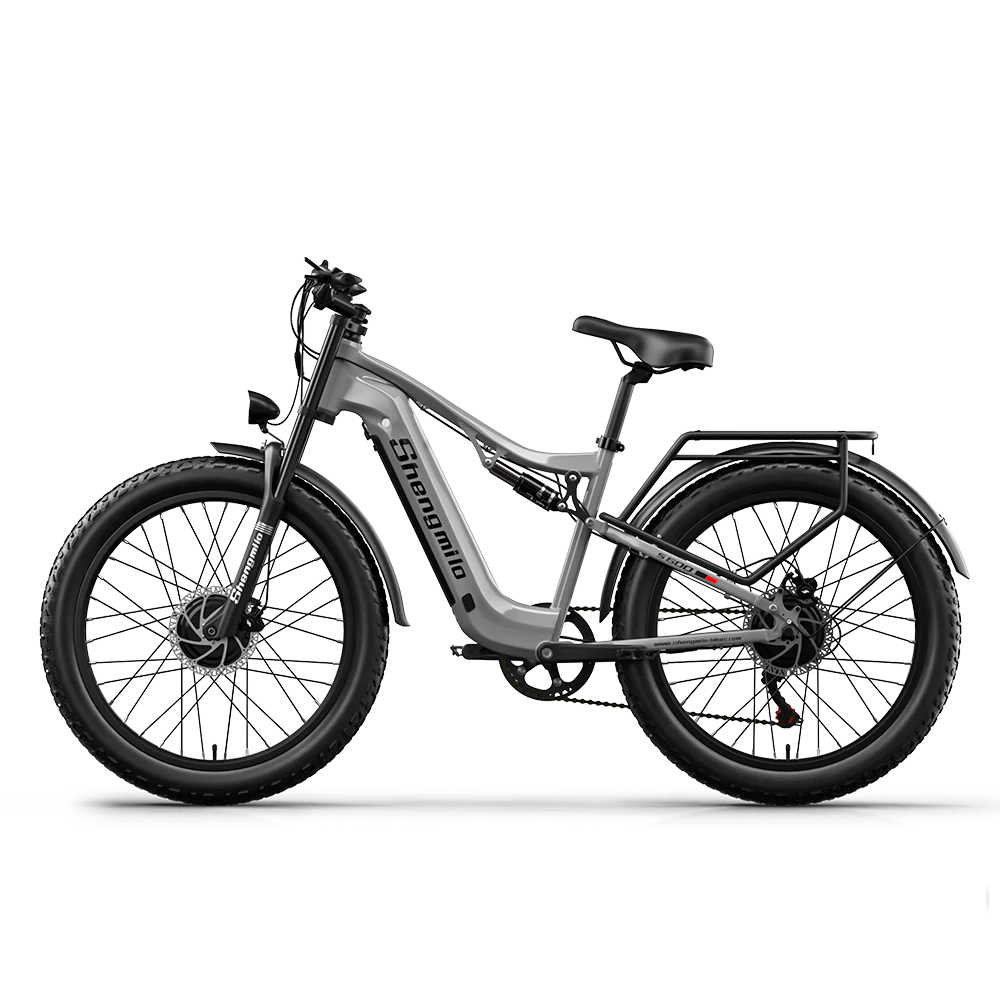 Shengmilo S600 sähköfatbike alamäessä täydess