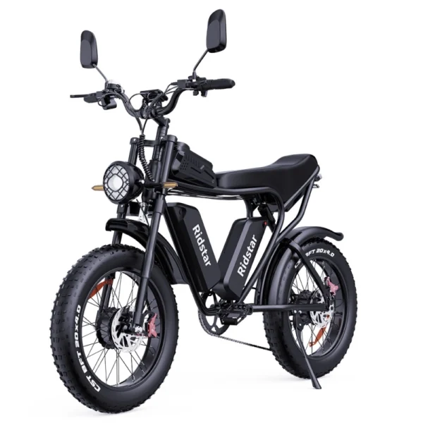 Ridstar Q20 PRO sähköfatbike parkissa Helsingin Kruunuvuorenrannassa