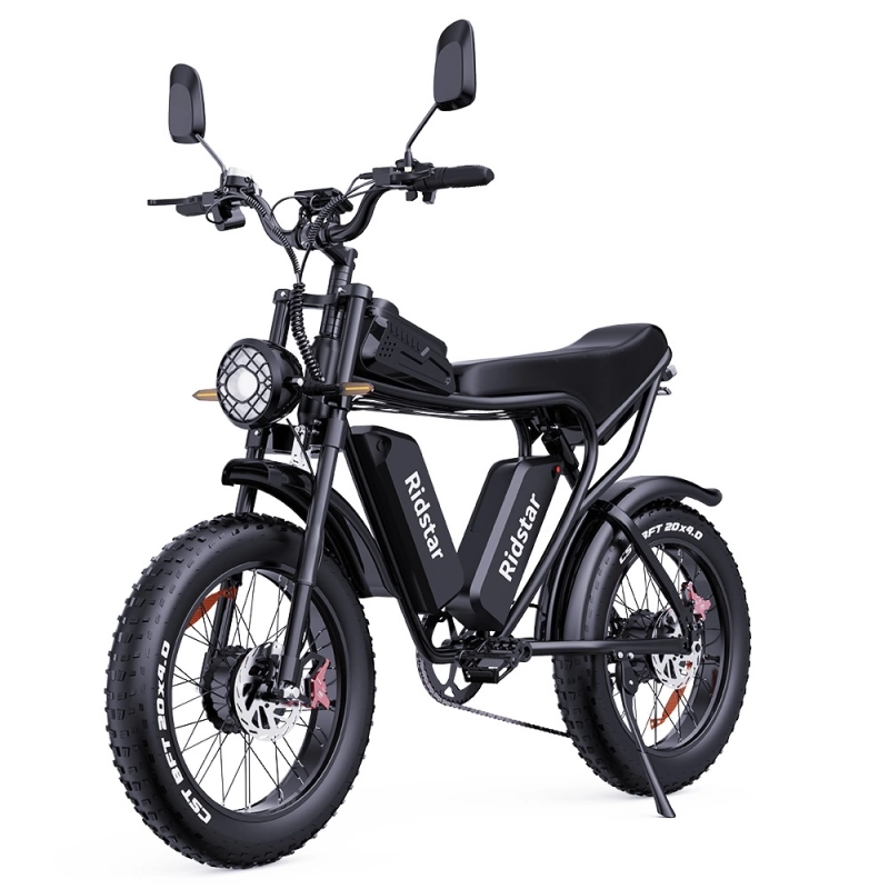 Ridstar Q20 PRO sähköfatbike parkissa Helsingin Kruunuvuorenrannassa