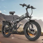 Ridstar H20 sähköfatbike taittuvassa asennossa