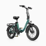 Dyu C9 250W kaupunkisähköpyörä risteyksessä liikenteen keskellä
