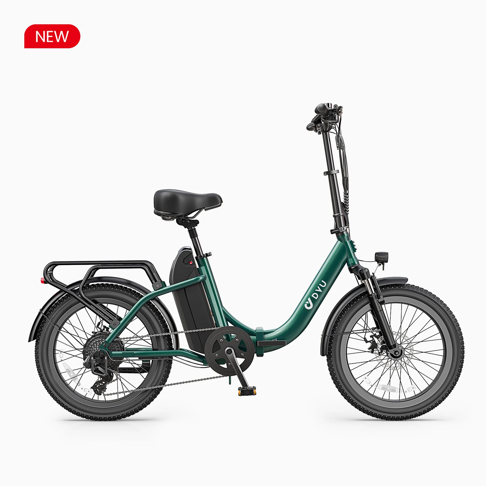 Dyu C9 250W kaupunkisähköpyörä metsäpolulla