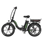 Koolux BK6S PRO taitettava sähköpyörä etujousituksen yksityiskohdassa