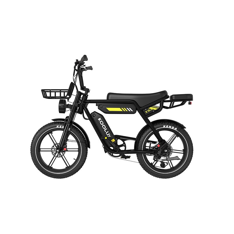 Koolux X9 PRO sähköpyörä nousemassa jyrkkää mäkeä