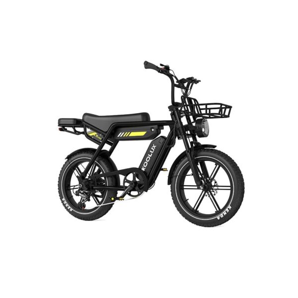 Koolux X9 PRO sähköpyörä kaupungin katumaisemassa