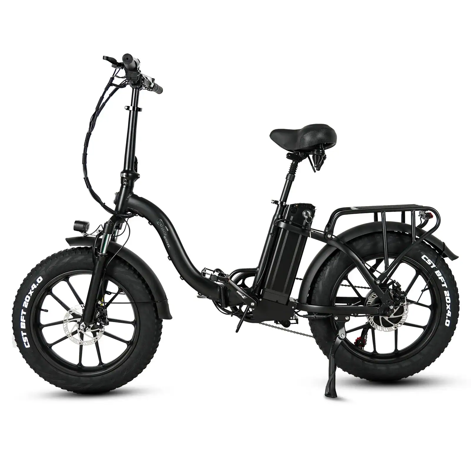 CMACEWHEEL Y20 - 500W - Taitettava sähköpyörä jousituksen lähikuva