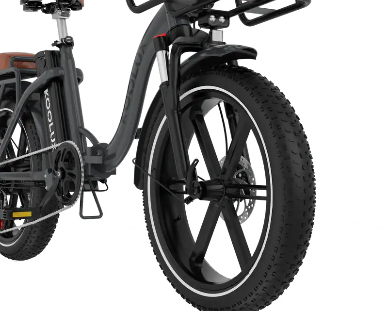 Koolux X16 e-bike akun sijainti rungossa lähikuvassa