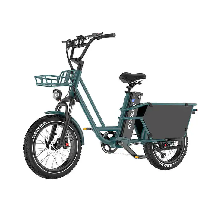 Koolux X7 Pro sähköpyörä sivuprofiili leveillä renkailla