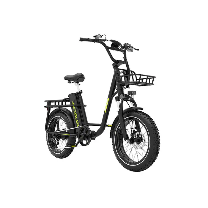 Koolux X7 sähköpyörä sivuprofiili leveärenkaisena fatbike mallina
