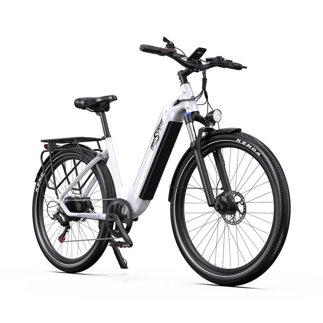 OneSport OT05 250W sähköpyörä kaupunkiajossa - kevyt hybridisähköpyörä työmatkoille