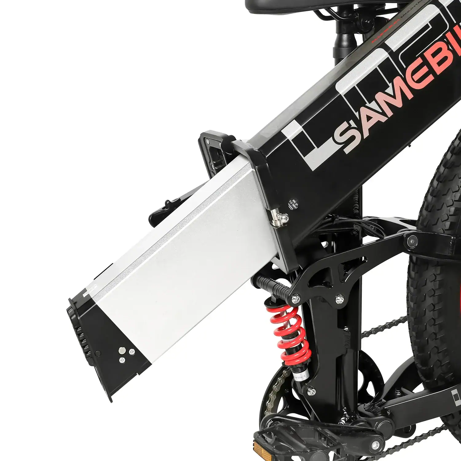 Samebike LO26 Plus sähköpyörä irrotettava akku